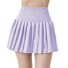 【练习者精选】春夏户外运动健身高腰显瘦百褶短裙网球裙瑜伽半身裙假两件防走光 商品缩略图4