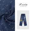 03-5潘依绣丁丁宠粉PanYiXiu/潘依绣【创意花朵刺绣减龄百搭直筒牛仔裤 D6710 商品缩略图0