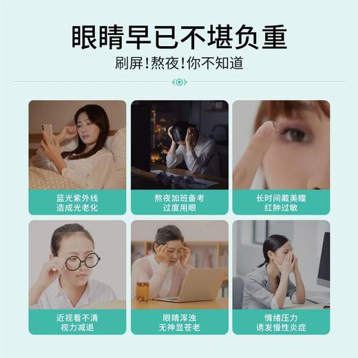 雾以希小睛灵护眼宝 人参皂苷叶黄素高活性复合营养智能护眼喷雾 商品图2