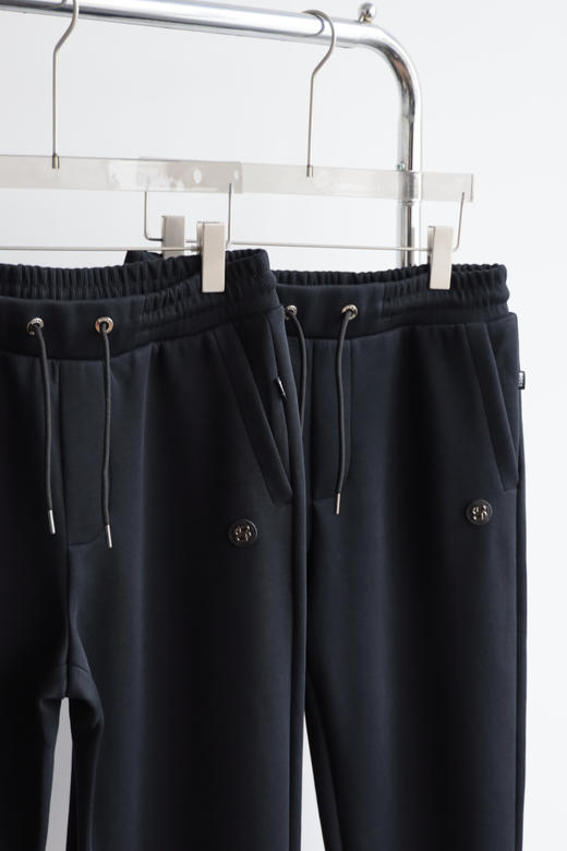 H.B 25春季新款 双面针织宽松收口长裤卫裤 WK788 商品图4