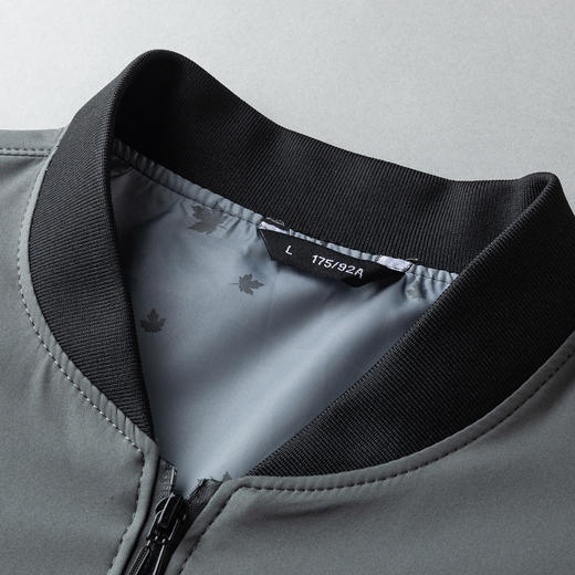 罗蒙棒球服夹克外套男春秋休闲夹克男舒适男式夹克男外套 商品图8