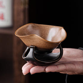 高档茶器茶叶陶瓷窑变功夫茶具配件家用茶漏苍山滤泡茶茶滤过滤网