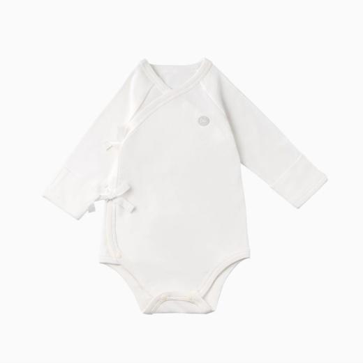 ANNIEWIN棉绿香格里【有机彩棉】包屁衣（52、59、66尺码 | 浅灰条纹、本白、浅棕可选） 商品图3