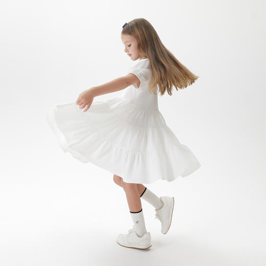 马克珍妮女童活力校园运动连衣裙 儿童裙子2025年夏装新款550705 商品图1