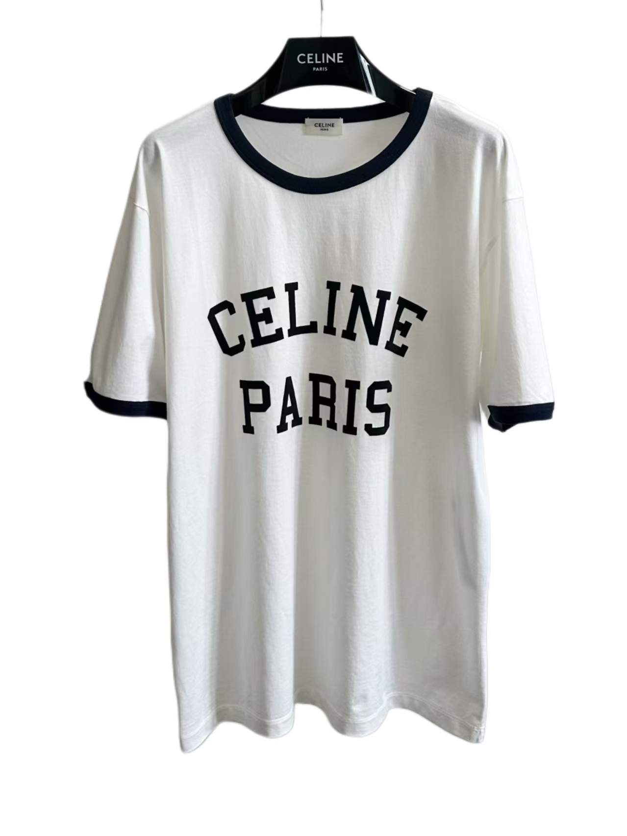 中性款绒字短袖T恤ba008