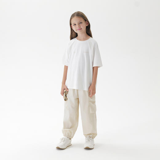 【弹力速干】马克珍妮男女童轻量工装裤儿童裤子春装新款250001 商品图1