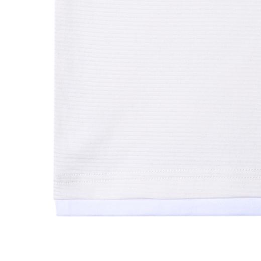 夏季高级感新款韩版撞色肌理感翻领短袖T恤商务百搭高街套头上衣 商品图4