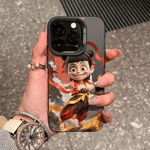 【哪吒苹果手机壳】哪吒适用苹果16promax14彩银13iphone15卡通11手机壳12xr87可爱xs。ry 商品图0