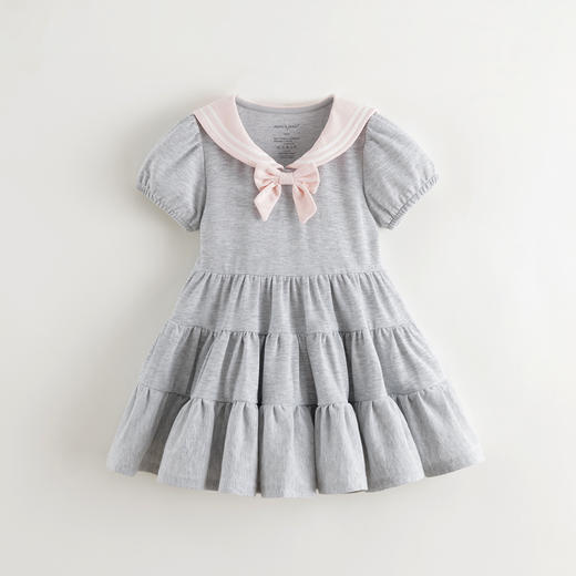 马克珍妮女童活力校园运动连衣裙 儿童裙子2025年夏装新款550705 商品图3