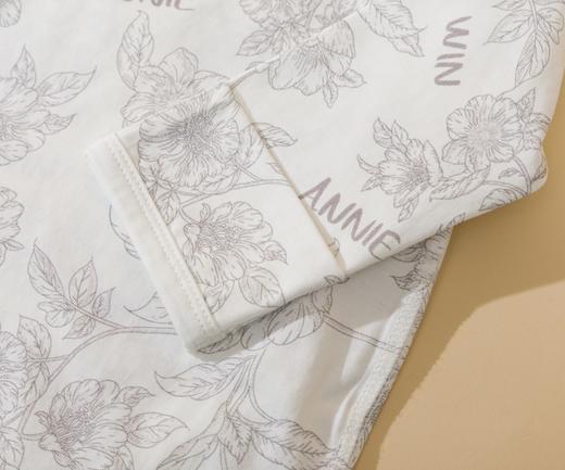 ANNIEWIN棉绿香格里【有机彩棉】繁花绑带连体衣（52、59尺码可选） 商品图2