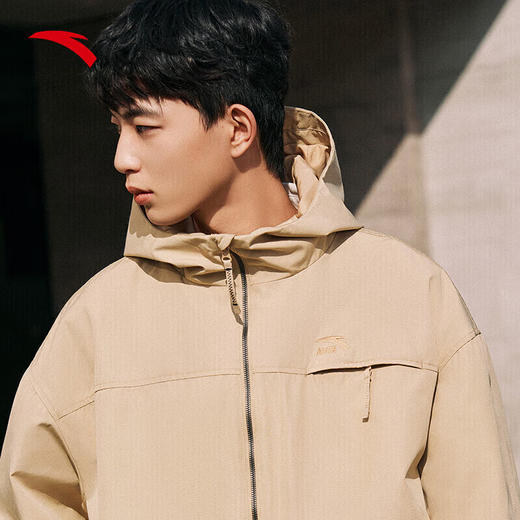 安踏（ANTA）樊振东同款  夹克外套男运动上衣防风百搭风衣单茄克男152518613 商品图4