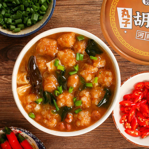 【59.9到手12桶❗️速食丸子胡辣汤】传统河南特色风味，甄选品质原料制作，早餐宵夜方便面，懒人水冲速食汤粉丝L 商品图1