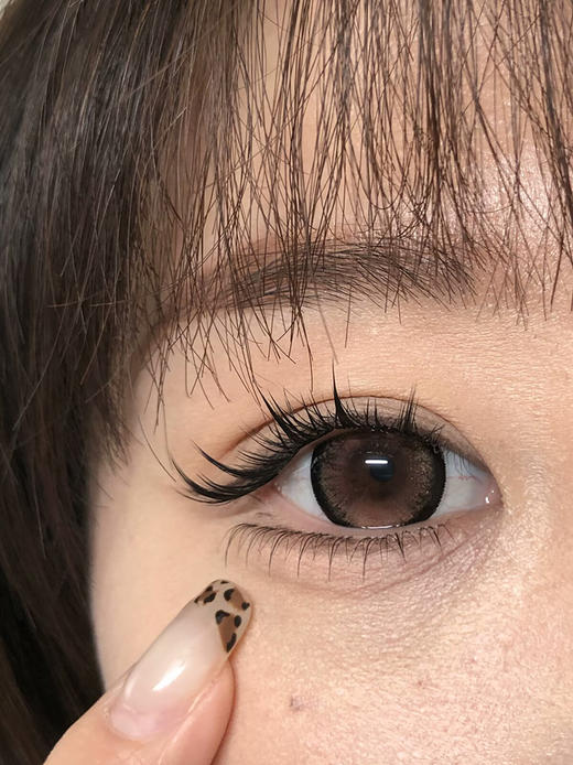 mimipark  石榴碎金 半年抛 两片 14.5mm 参考着色 14.13mm 基弧 8.6 含水 38% 新锐国货 商品图2