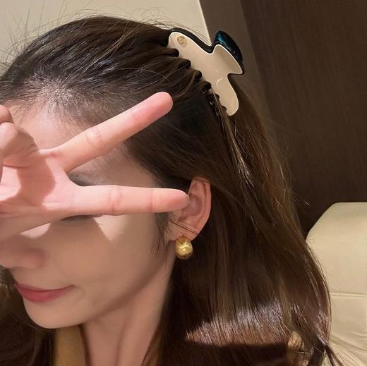 出口法国订单 日常通勤法式美学醋酸头饰 进口醋酸板材 轻松戴出高颅顶 商品图4