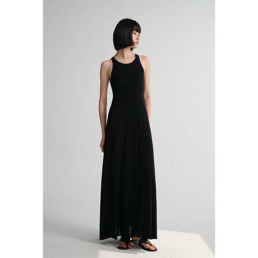 MAISON CECILE 两色/天丝羊毛one piece日常极简梨形可穿连衣裙 商品图0