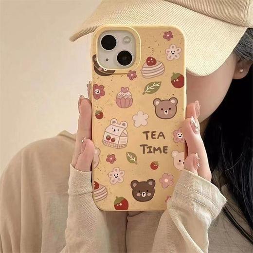 小吃壳promax小麦大孔14苹果1615pro13 15小狗适用软壳插画 卡通 商品图4