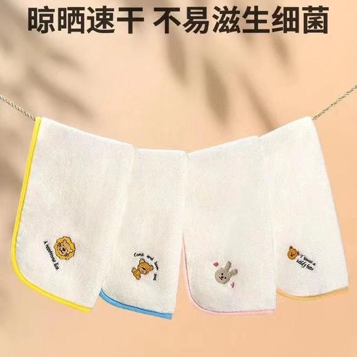 洗脸幼儿园擦毛巾儿童毛巾新生小方巾脸巾擦手宝宝超柔婴儿手帕小 商品图2