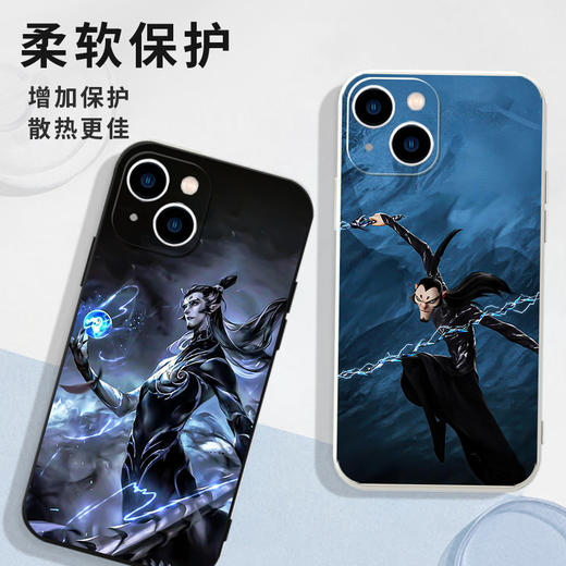 【全新硅胶手机壳】申公豹适用苹果16手机壳一人战三龙iPhone15promax哪吒14plus软壳，镜头全包。ry 商品图3