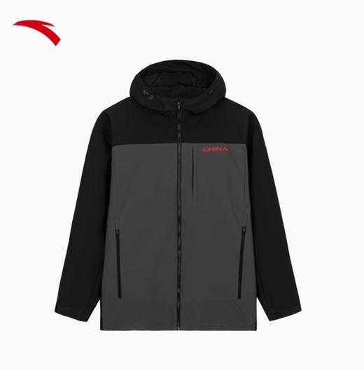 安踏防泼水丨运动上衣男春季保暖防风户外休闲连帽外套152517655R 商品图2