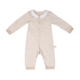 ANNIEWIN棉绿香格里【有机彩棉】翻领连体裤（73、80尺码可选）