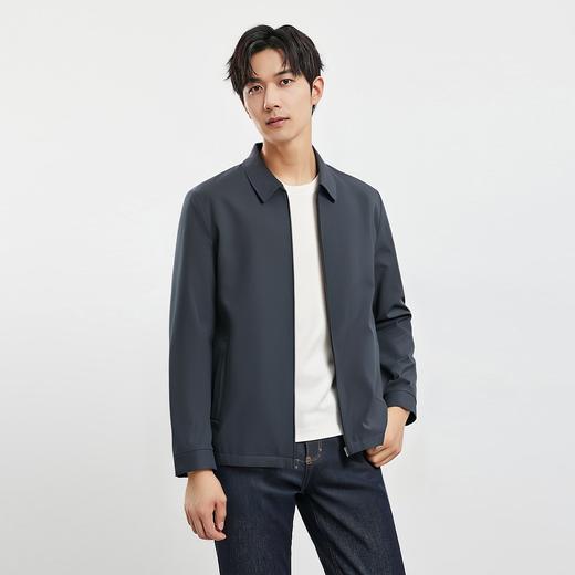 【垂感丝滑】罗蒙经典老干部夹克男士商务外套男士夹克爸爸装舒适男外套 商品图3