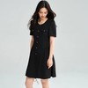 【高货sh】全新升级【铂金会员247/天猫329/差价82】(11132) 洛诗琳25春夏新款气质小黑裙高级感简约圆领收腰连衣裙 商品缩略图2