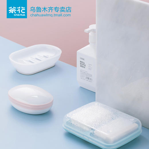 茶花椭圆滴水皂盘 商品图0