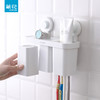 茶花卡乐免打孔吸壁牙刷架 商品缩略图0
