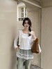 【YW】无忧购韩系甜美温柔风蕾丝拼接背心+外搭针织开衫两件套(截单后7天发货) 商品缩略图11