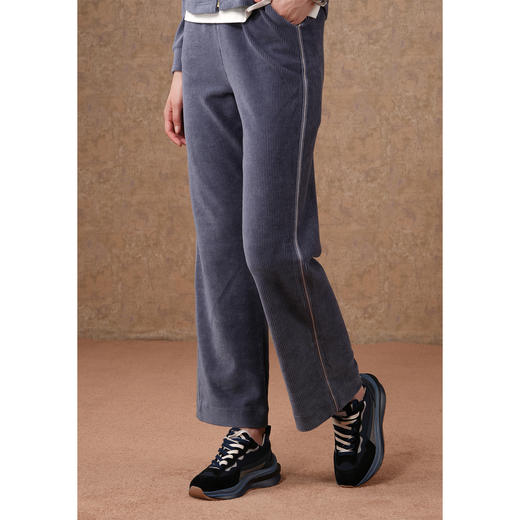 乔万尼新款舒适弹力棒球服休闲日常家居运动套装休闲运动套装EM3G347 商品图1