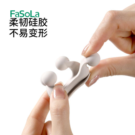 FaSoLa多用途免钉硅胶无痕挂钩多功能自粘钩墙壁厨房挂钩办公室通用挂钩 商品图4