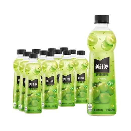 美汁源青提葡萄塑料瓶450ml 商品图0