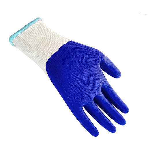 星宇XINGYU劳保手套N518 蓝丁晴浸胶耐磨防油防割防水透气涂胶工作防护手套企业专享12副 商品图3
