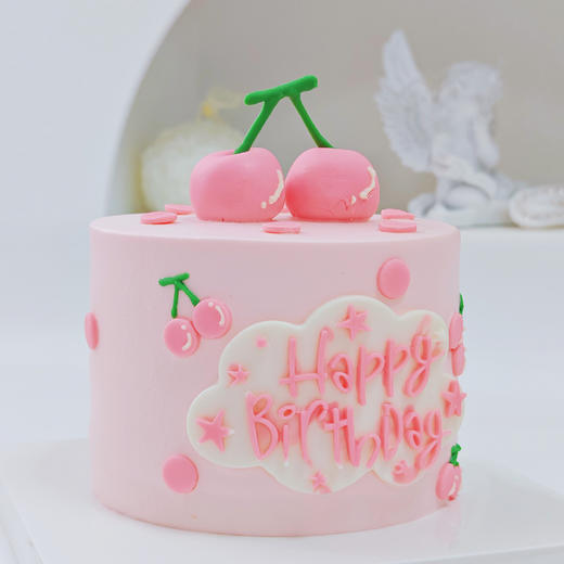 粉樱桃奶油蛋糕 | 糕匠 商品图4