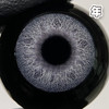 #TRE GRAY斯曼冰川 灰色 14.0mm 【1片装】虹膜混血纹路  / 年抛 商品缩略图2