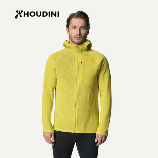 HOUDINI胡丁尼 Pace Flow 疾速 户外保暖系列疾速男款抓绒衣 830011 商品图0