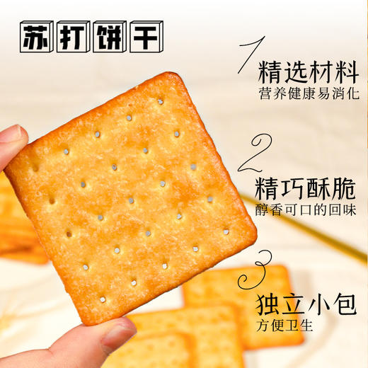 【19.9抢❗️碘盐苏打饼干】鲜葱汁苏打休闲食品，网红小吃，早餐营养酥脆整箱L 商品图1