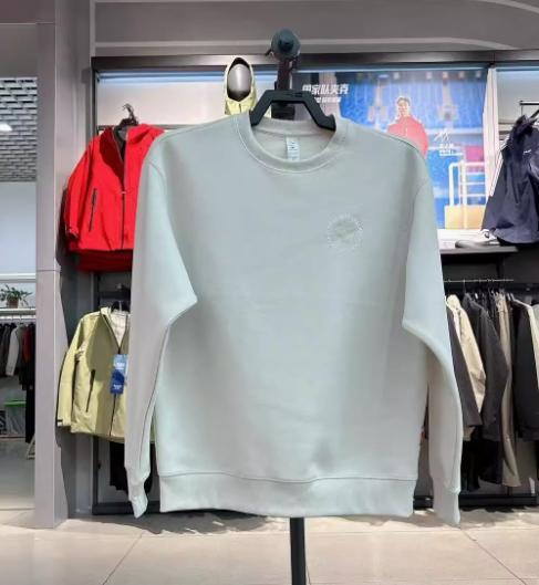 安踏男女同款2025春圆领宽松时尚百搭针织运动套头卫衣 172517702 商品图2