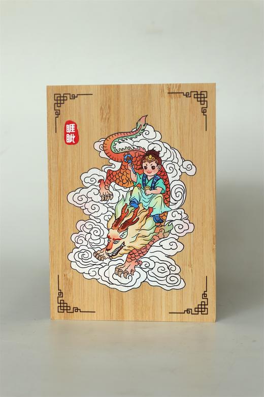 龙生九子°竹制明信片（款式随机） 商品图4