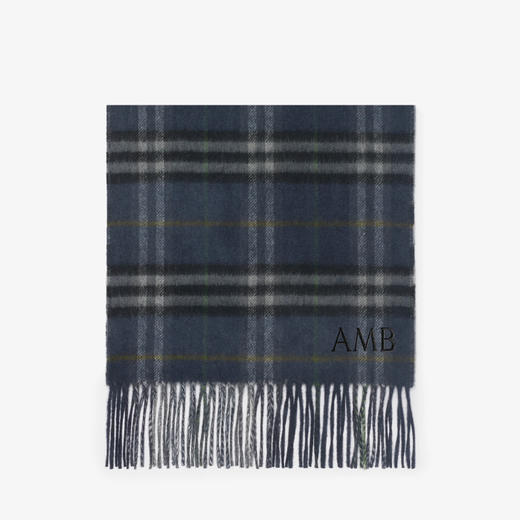 BURBERRY 巴宝莉 女士对比格纹羊绒双面围巾 格子 8104977 A1474 商品图2