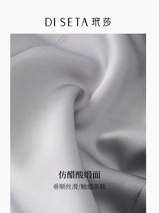 玳莎设计感飘带廓形西装女2025年春季新款气质高级感微垫肩外套  FA37302 商品图3