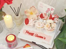 浪漫女神节 郁金香纸杯蛋糕