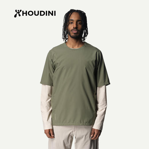 HOUDINI胡丁尼 Weather Tee 气候 男女同款户外速干短袖T恤159784 商品图4