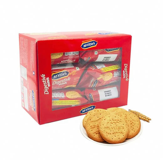 印度 Mcvities麦维他全麦原味消化饼干-（32.5gX12） 商品图0