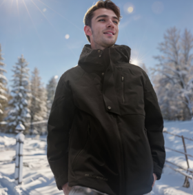 佐丹奴男装三层5A鹅绒羽绒外套01074615