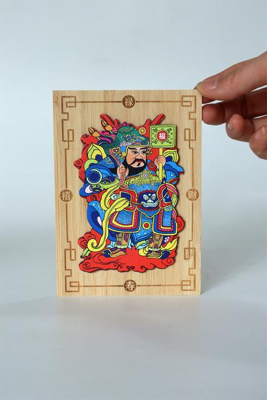 门神°竹制彩印明信片 商品图5