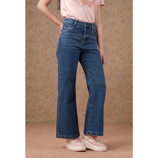 乔万尼时尚新品直筒裤牛仔裤ET3F748 商品图2