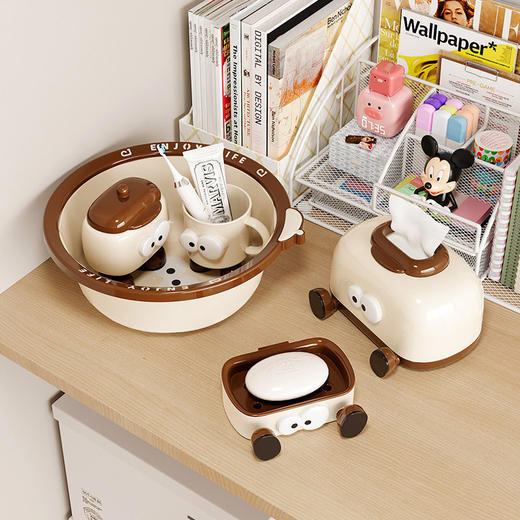 用品洗漱桶洗澡水桶大学生住校季学生宿舍脸盆套装高中生寝室开学 商品图2