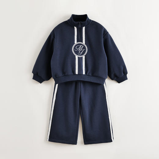 马克珍妮女童甜美花边运动套装 儿童套装2025年春装新款250296 商品图2