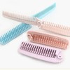 无味小梳子梳子儿童梳卷发防脱发口袋旅游便携式塑料防静电可折叠 商品缩略图4